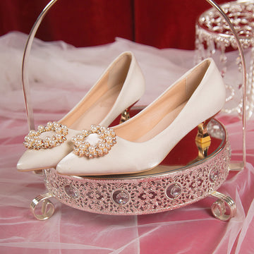 Chaussures à talons aiguilles style fée talons aiguilles talons aiguilles demoiselle d'honneur