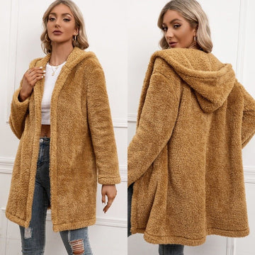 Manteau laine a capuche - MARIZARD