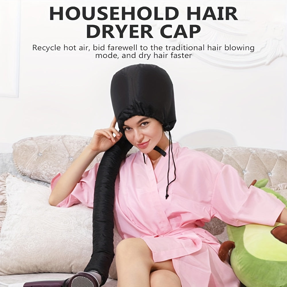 Portable Hair Dryer Attachment In Multiple Colors, Suitable For Hair Styling, Dyeing, Hair Care, Etc. - Black, Purple, Silvery