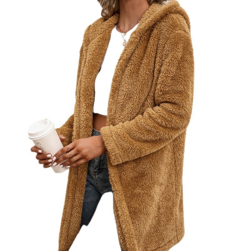 Manteau laine a capuche - MARIZARD