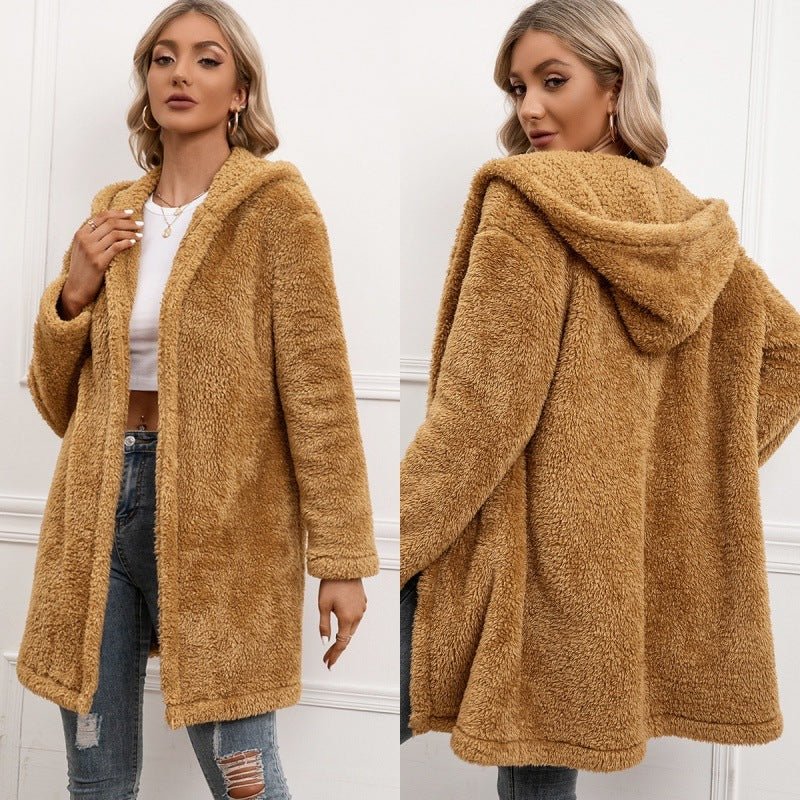Manteau laine a capuche - MARIZARD