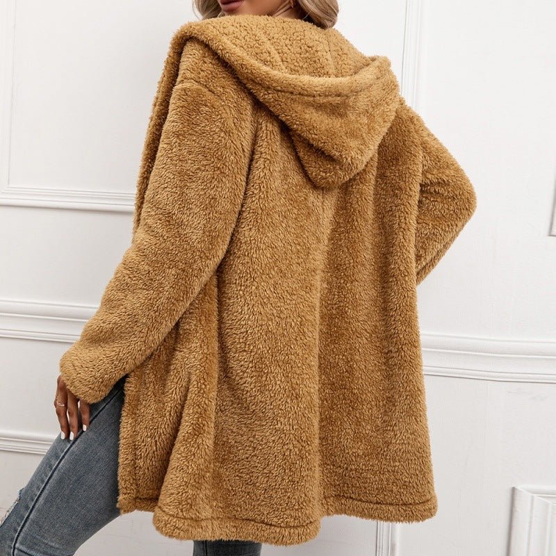 Manteau laine a capuche - MARIZARD