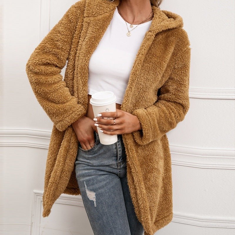 Manteau laine a capuche - MARIZARD