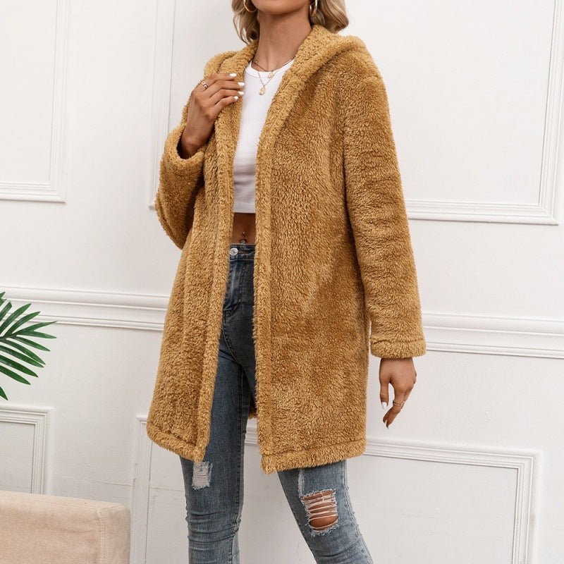 Manteau laine a capuche - MARIZARD