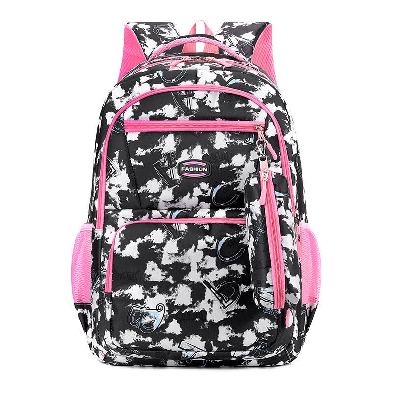 Nouvelle lettre imprimée sac à dos avec étui à crayons Fashion pour école primaire élèves cartable pour filles/garçons - MARIZARD