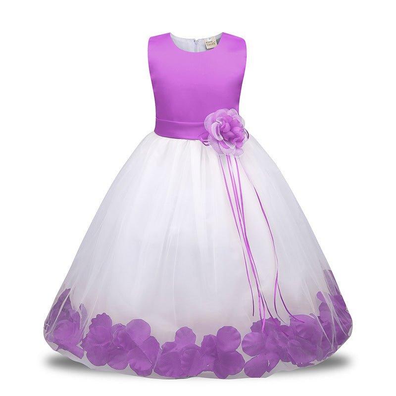 Robe de princesse en maille fleurie | dress™ - MARIZARD